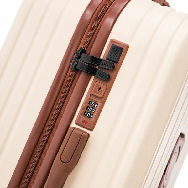 Huge Fashionable Multi-Function Abs PC 20/22/24/26/28-Inch Suitcase Luggage with Cup Holder and USB - Image 5