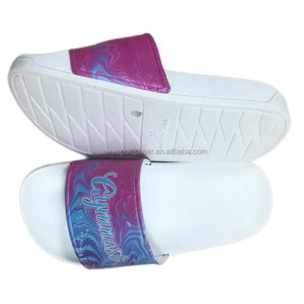 Items of new sublimation sports slippers Customized Sublimated Slippers, Sandals, Flip-flops, and Blanks for Sublimation Slippers - Image 4