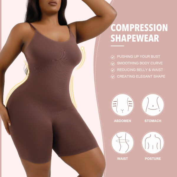 Seamless Tummy Control Body Shaper with Plus Size for Women Slimming - Image 4