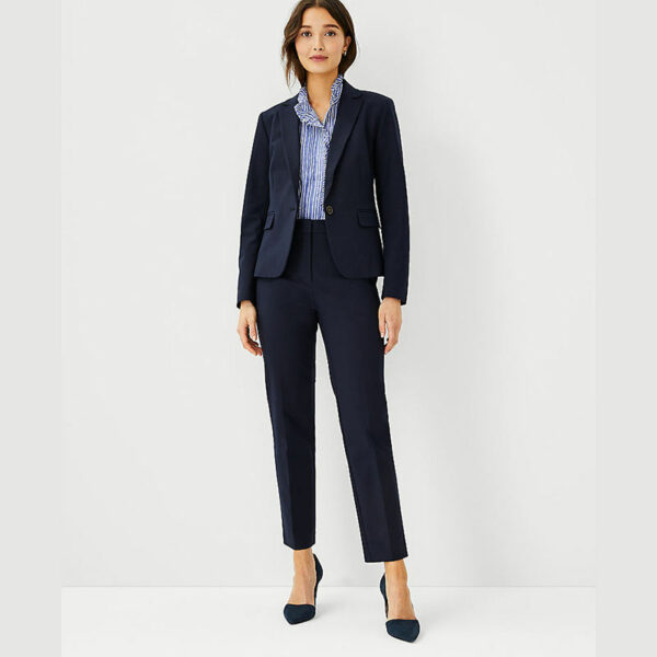 Two-piece business blazer pant suit for ladies, office formal bank women's suits - Image 2