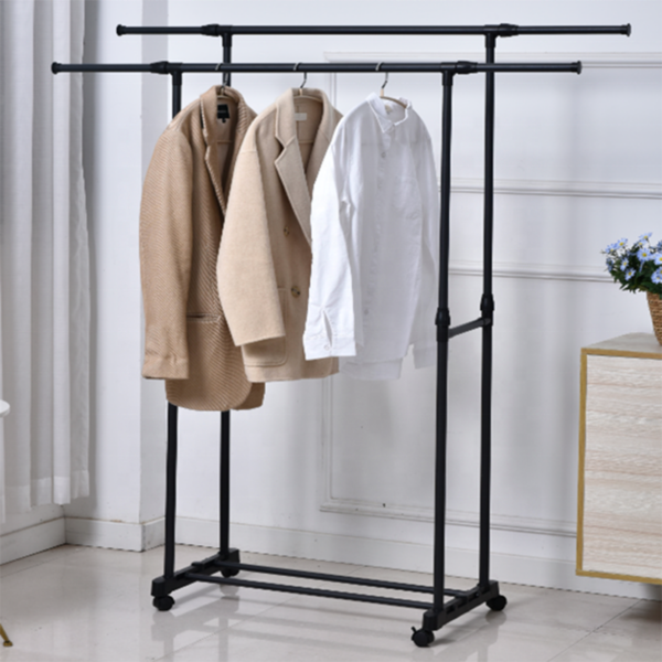 Design Reasonably Priced Shoe and Clothes Hanger Rack with Easy Access Hanger Stand