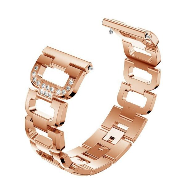 Elegant Diamond-Style Metal Bracelet Watchband for Fitbit Versa Smart Watch Band - Image 5