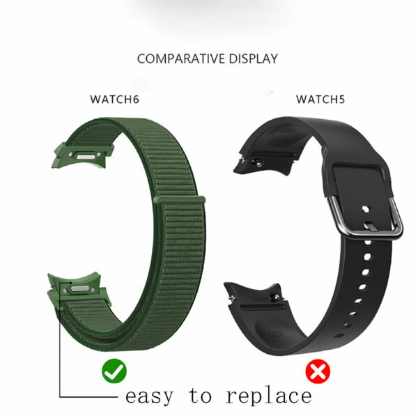 The Classic 43mm 47mm 44mm Adjustable Bracelet for Watch 6 Nylon Watch Band  - Image 5