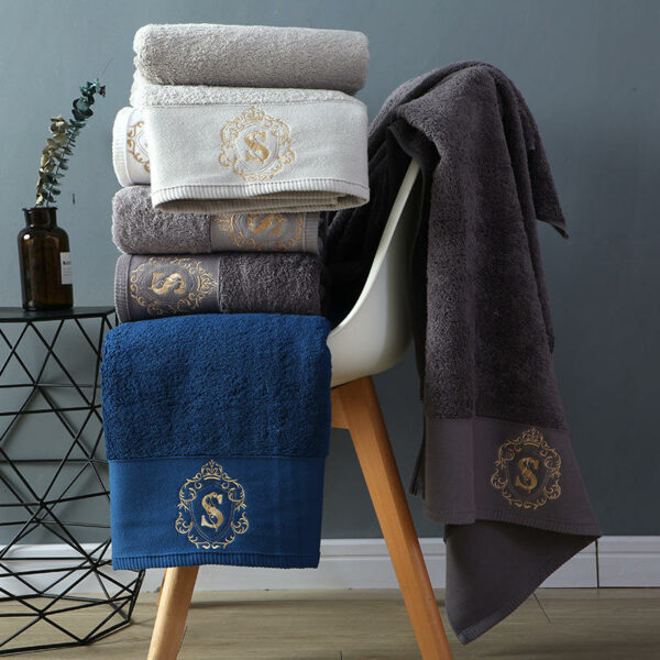 Bulk personalized LOGO-enhanced thickened luxury five-star hotel bath towel - Image 4