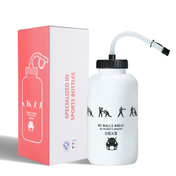 Top Selling Sports Exercise Competition Squeeze Water Bottle with Straw Water Cup Box Leakproof Minimalist Unisex - Image 5