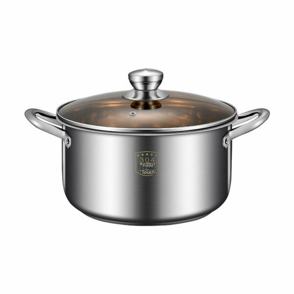 Soup pot, stew pot, induction cooker, thickened double-ear pot for home use, nonstick pot, and universal - Image 2