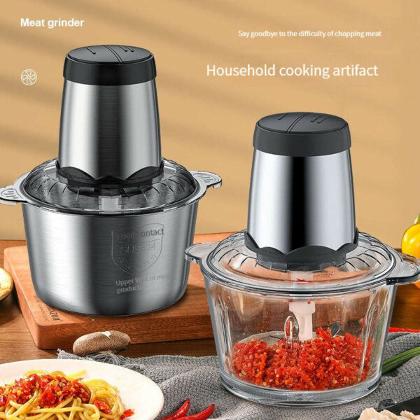 Meat Grinders & Slicers: Premium 2L Meat Chopper Food Grinder Home Electric Meat Grinders