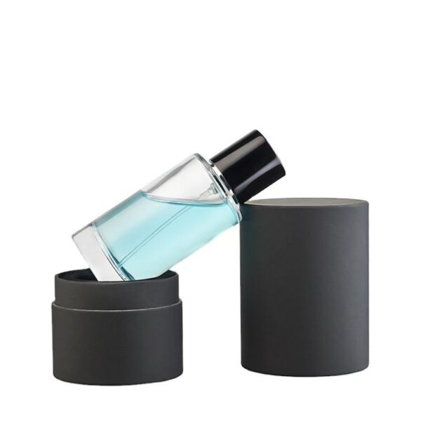 Empty Luxury Flat Spray Perfume Bottle with Pump Glass Bottle, 30ml or 50ml Free Sample, comes with a box.