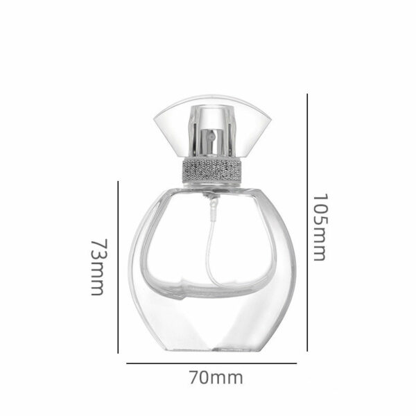 Fresh inventory 30 ml to 100 ml clear glass bayonet push perfume aromatherapy empty bottle - Image 6