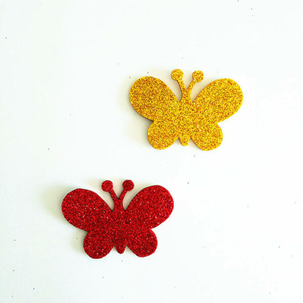 Handmade Scrapbooking Colorful Self-Adhesive EVA Decorative Stickers - Glitter Butterfly Foam Stickers Decals Sticker for Arts and Crafts - Image 6