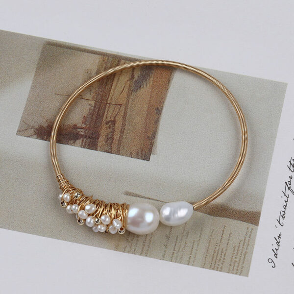 Women's Jewelry with a Simple Design Freshwater Pearl Bracelet - Image 5