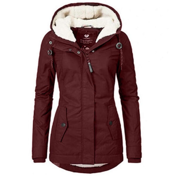 Women's Long Padded Coats, Oversized Parkas with Puffer Down Jackets Parker Jacket for Women - Image 5