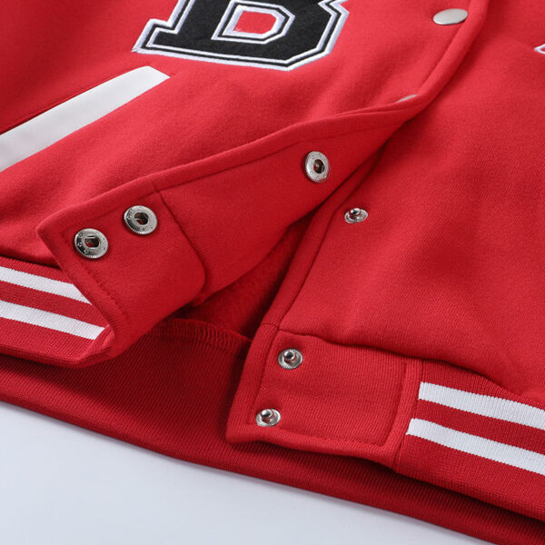 Women's stylish jackets with PU stitching, with a new design and slim fit, are perfect for baseball fans. - Image 5