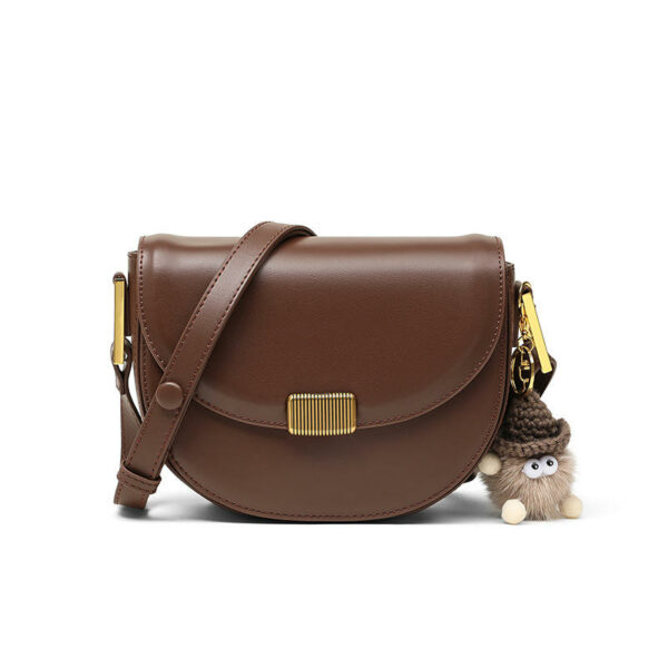 NEW trends in designer clothing Crossbody bag on the shoulder Ladies' saddle bags made of real leather - Image 6