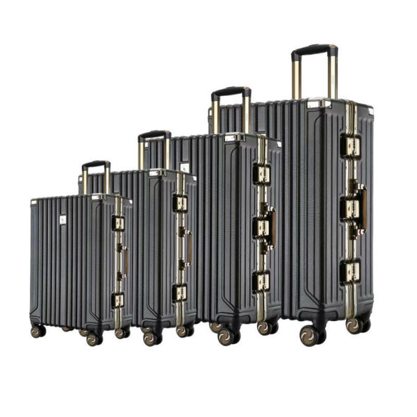 Brand-new, Premium Aluminum Frame Luggage with Huge Capacity and Universal Wheels for Business Travel Cases - Image 5