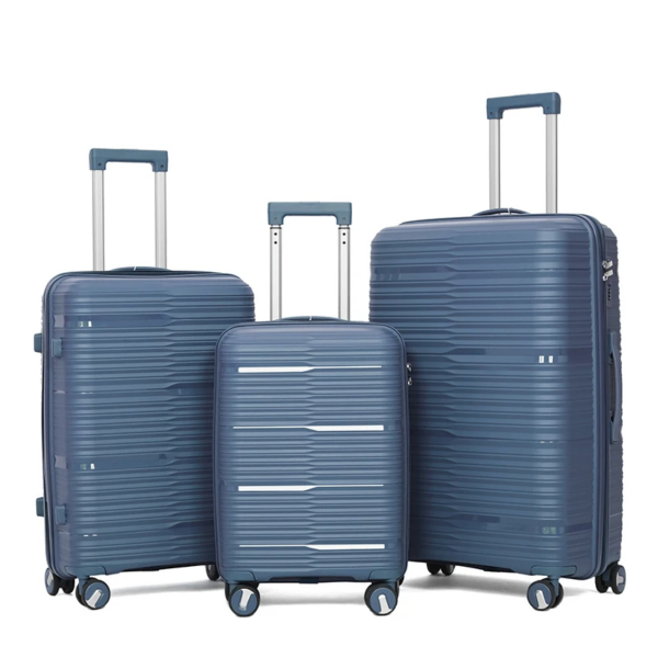 China provided three-piece sets of premium, large-capacity, pink portable luggage sets. - Image 5