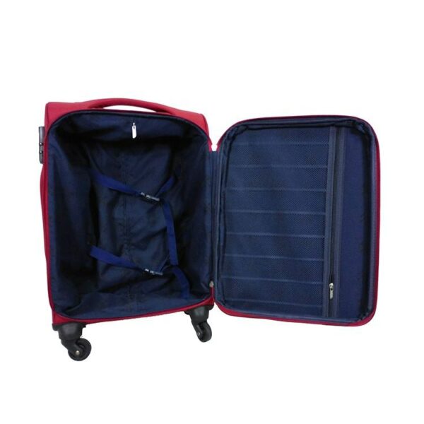 Travel Trolley Bag Sturdy Suitcase Luggage Polyester Fabric Premium Nylon for Ladies - Image 6