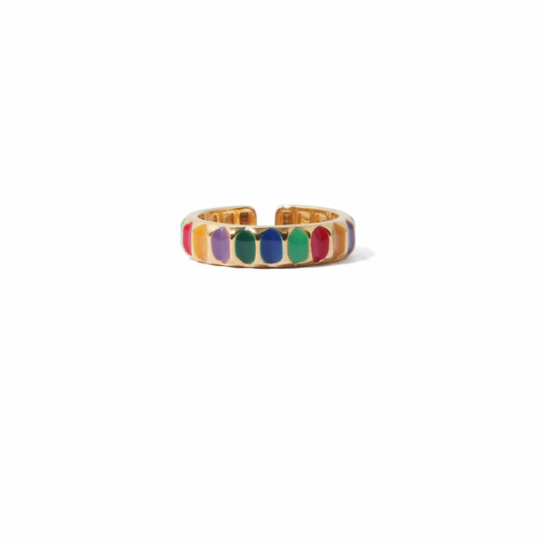 Handmade Y2K Trendy Rainbow Oil Drop Ring Wholesale Jewelry for Women - New Arrival Colorful Enamel Ring - Image 5