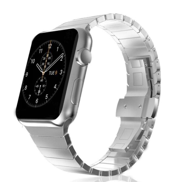 The Apple Watch band's stainless steel band Iwatch Series 8/7 Series 6 Series 5/4/3 Butterfly Buckle Strap, 38 mm x 49 mm - Image 6