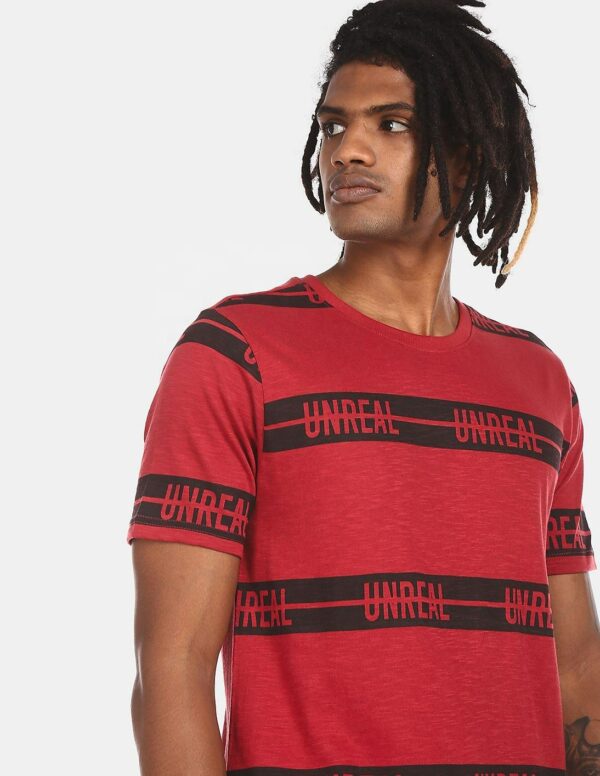 Excellent Men's Customized Knitted Short Sleeve Biowashed Printed Round Neck T-Shirt Made of 100% Cotton with Ring Spun Comb. - Image 5