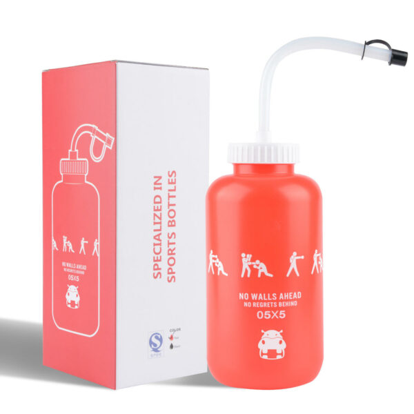 Top Selling Sports Exercise Competition Squeeze Water Bottle with Straw Water Cup Box Leakproof Minimalist Unisex - Image 6