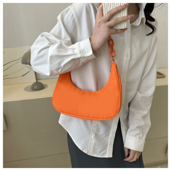 Women's Large Capacity Casual PU Leather Bucket Shoulder Bags in Solid Colors, New Style - Image 7