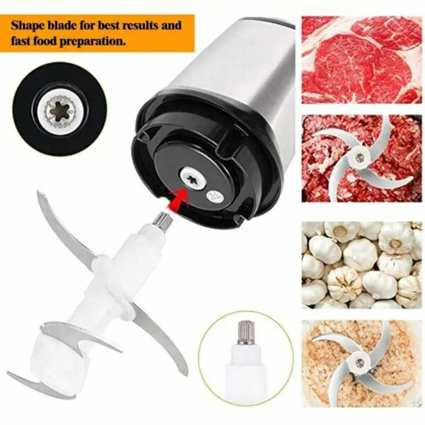 Cheapest Stainless Steel Smallest Automatic 2L/3L Electric Meat Grinder & Slicers for Home Kitchens on Sale - Image 6