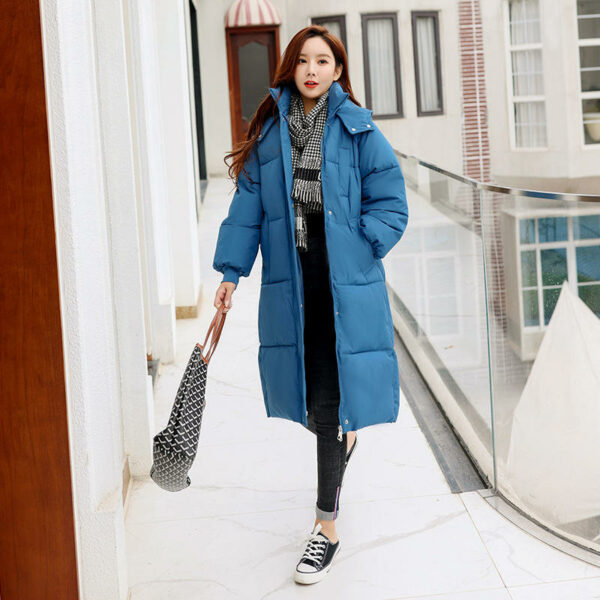 Winter Women's Long Plus Size Breathable Warm Windproof Skin-Friendly Down Coats of the Highest Quality - Image 7