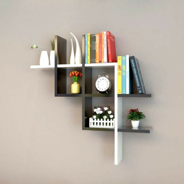 Kitchen and Bathroom Accent Pieces Wooden Wall Shelves Rack - Image 7