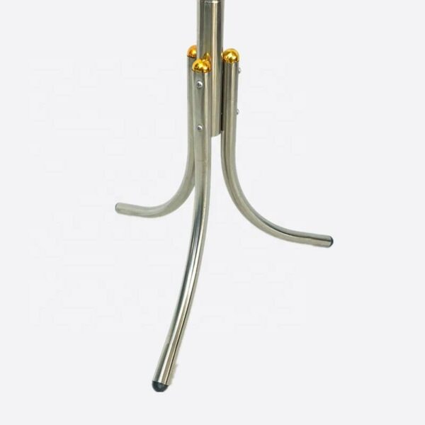 A stylish and high-quality Matel coat rack stand made of stainless steel that is perfect for hanging clothes on a floor. - Image 5