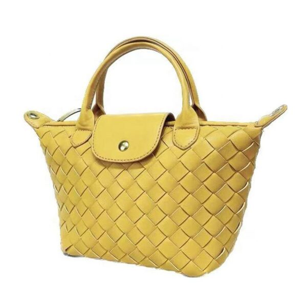 Hot Deals on Fashion Trendy Woven Design Hobo Bags for Ladies with PU Leather Tote Handbags - Image 6