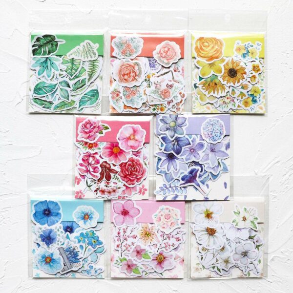 360-piece set of flower stickers Decorative Mixed Floral Stickers for Bullet Journals and Scrapbooking Planner Supplies - Image 7