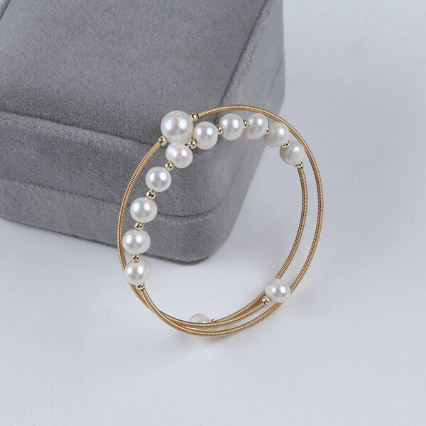 Women's Jewelry with a Simple Design Freshwater Pearl Bracelet - Image 6