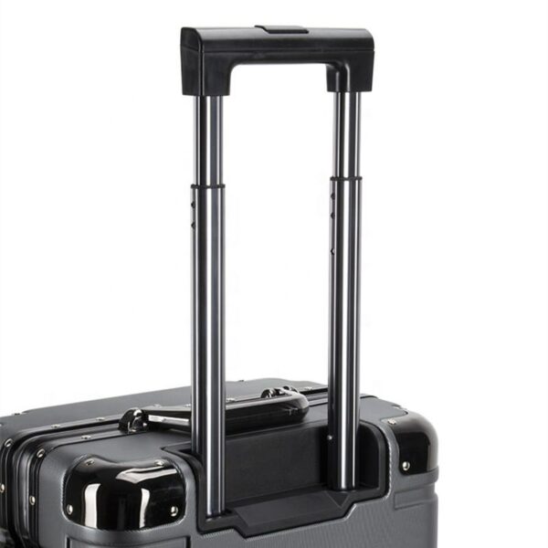 Wholesale lightweight luggage trolley with TSA lock, aluminum travel luggage, and wear-resistant PC luggage - Image 7