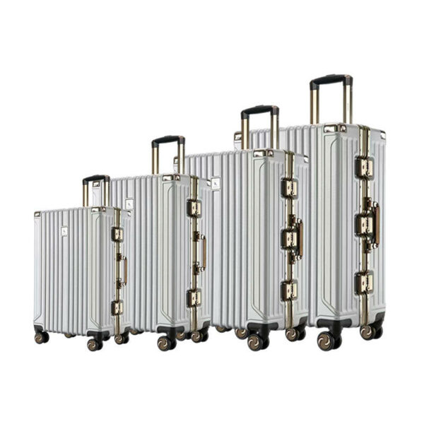 Brand-new, Premium Aluminum Frame Luggage with Huge Capacity and Universal Wheels for Business Travel Cases - Image 6