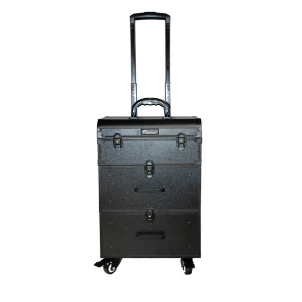 Professional makeup trolley case with wheels and drawers from the factory Men's and women's beauty and cosmetic train cases - Image 6