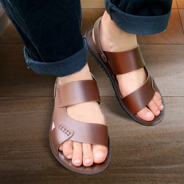 Summer Anti-Slip Soft Bottom Slide Sandals Casual Outdoor Sports Beach Slippers are a new and popular style for men's flat bottom shoes. - Image 6