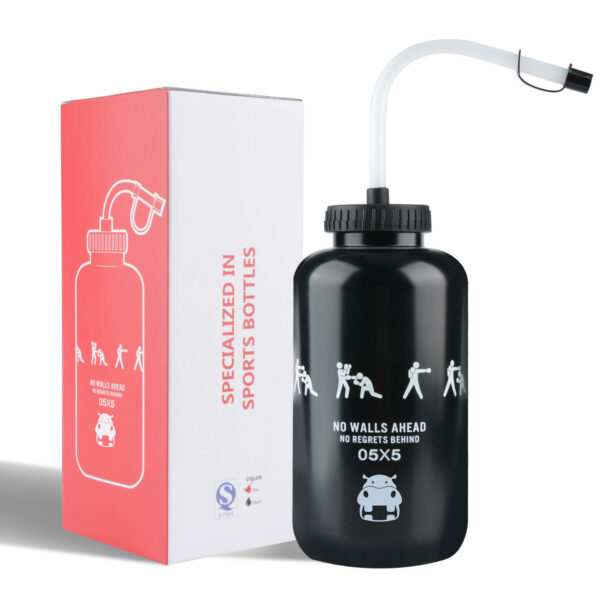 Top Selling Sports Exercise Competition Squeeze Water Bottle with Straw Water Cup Box Leakproof Minimalist Unisex - Image 7