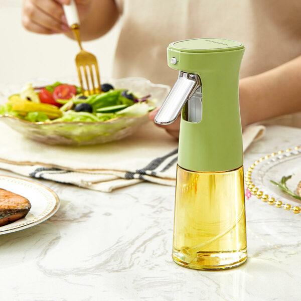 Glass olive oil sprayer, mister bottle, and kitchen accessories for salad, canola oil spritzer, and cooking oil sprayer which are widely used - Image 6