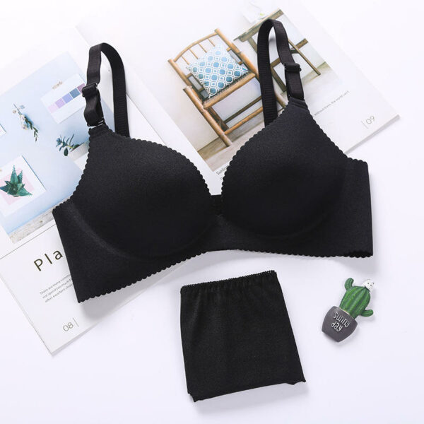 The Cutest Half-Cup Seamless Bra Without Underwire and Panty Sets for Women's Lingerie at the Lowest Price - Image 7