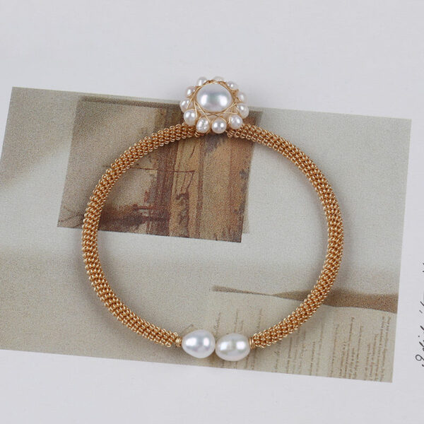 Women's Jewelry with a Simple Design Freshwater Pearl Bracelet - Image 7