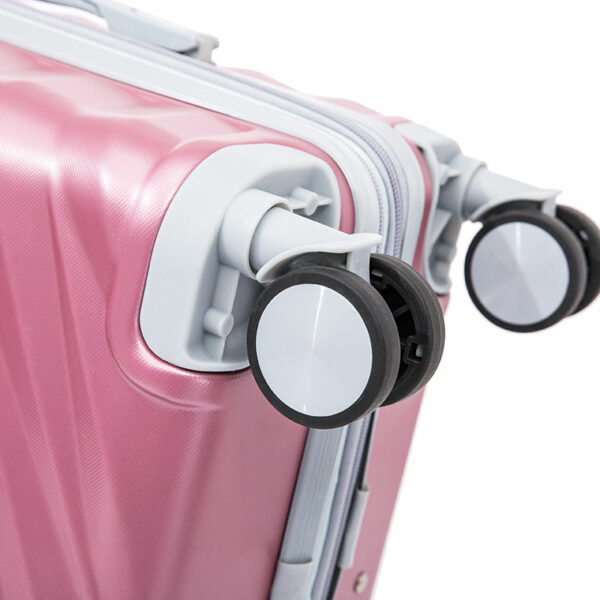 Travel Trolley Suitcase Business Texture Pink Abs Trolley Bags Wheeled Luggage - Image 7