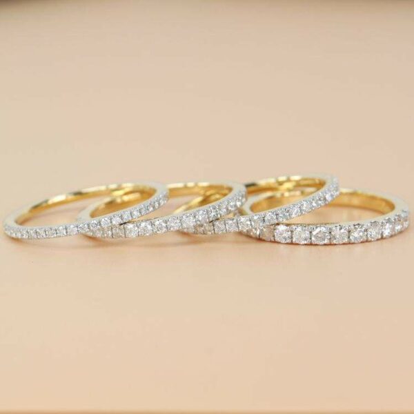 Elegant and sophisticated 18K gold diamond ringExcellent 18K, 14K, and 10K Gold Diamond Ring, - Image 7