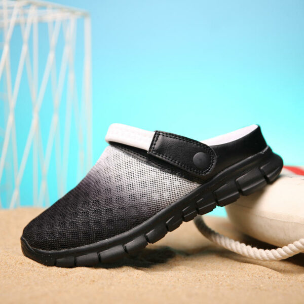 NEW Stylish Customized Fancy Summer Outdoor Beach Cushioning Sport Slipper for Unisex with Anti-Slip Pillow Slide - Image 6