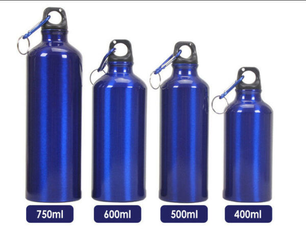 promotional items and mementos 20 oz reusable colorful metal aluminum sports drink water bottle with 400 ml, 500 ml, 600 ml, and 750 ml capacity - Image 7