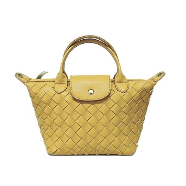 Hot Deals on Fashion Trendy Woven Design Hobo Bags for Ladies with PU Leather Tote Handbags - Image 7